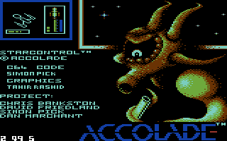Star Control screenshot 2 for Commodore 64
